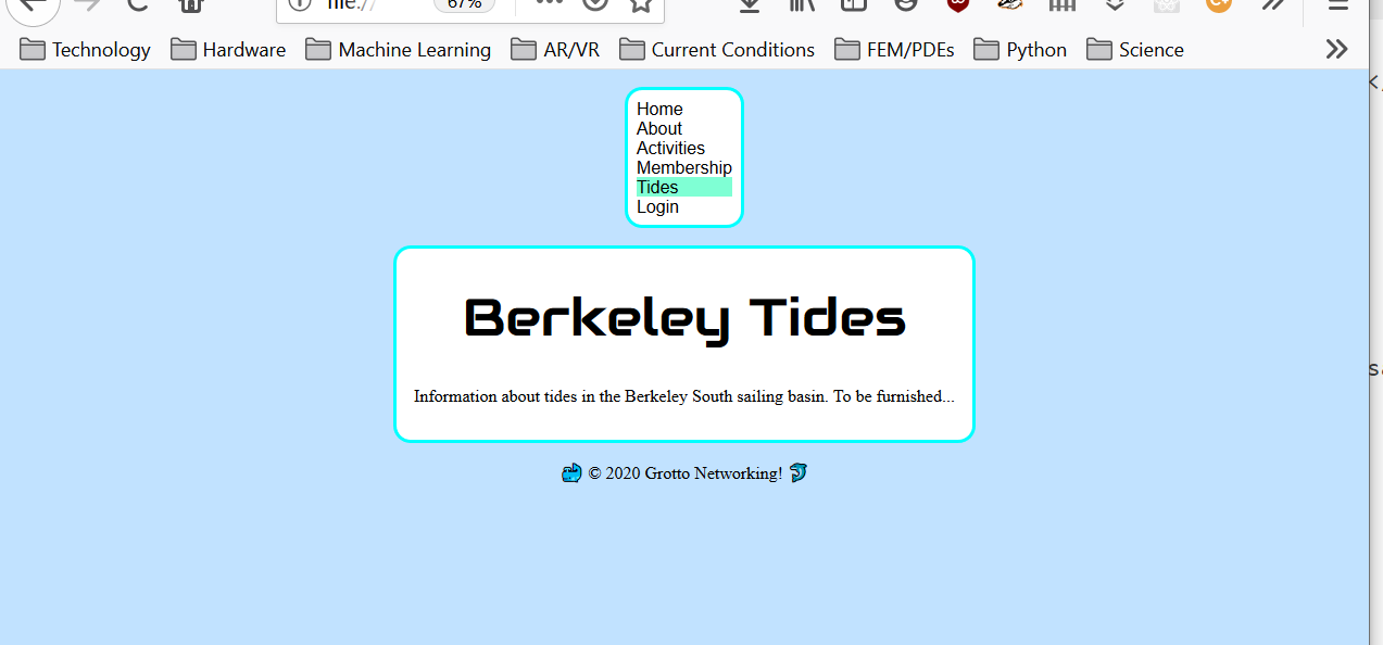 Center all vertical blocks