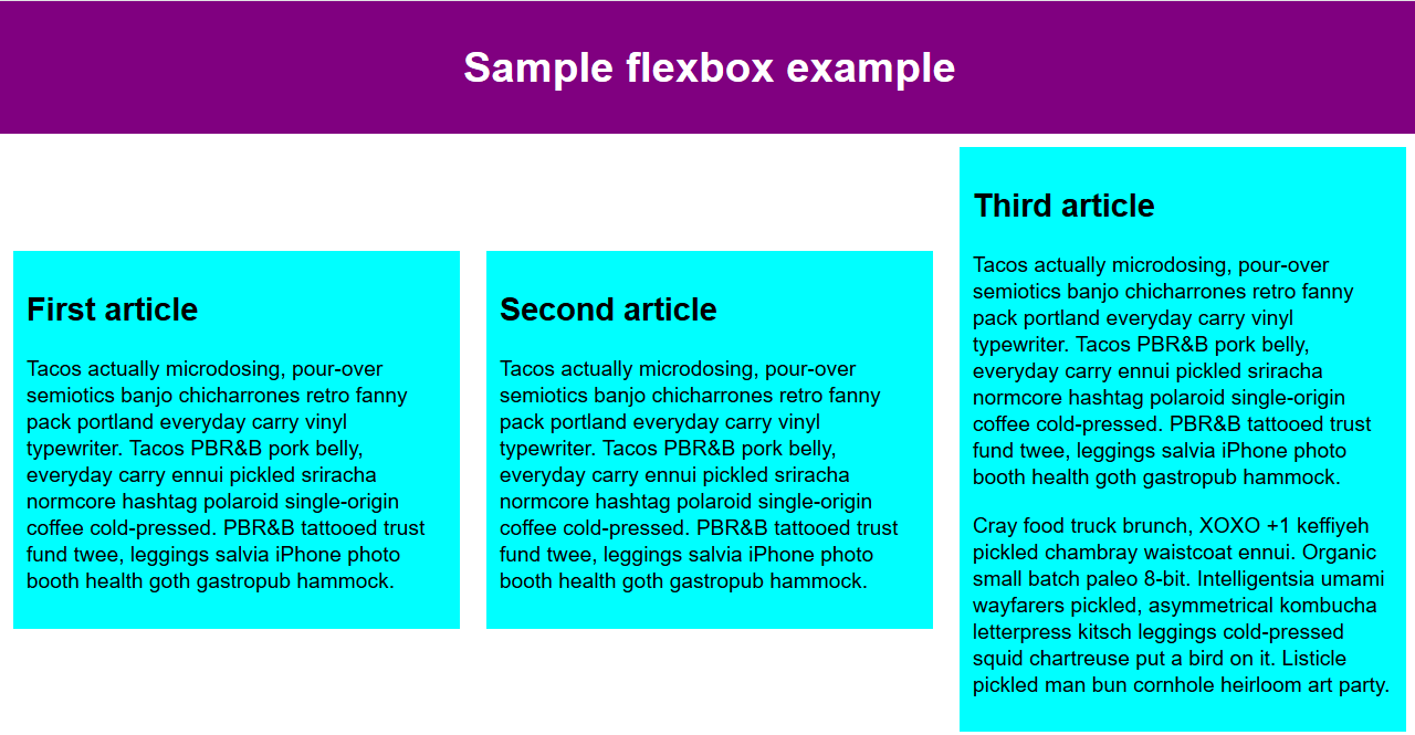 Align items center demo