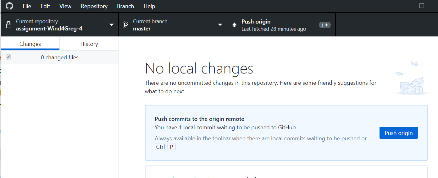 Reminding you to push