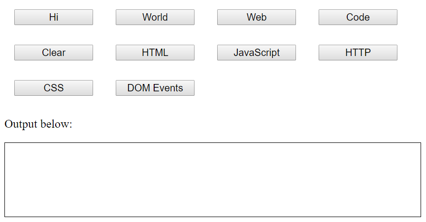 DOM Events dom-events