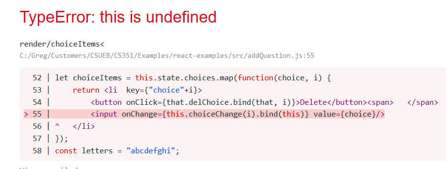 this Undefined